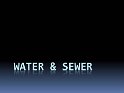 Water & Sewer Sector